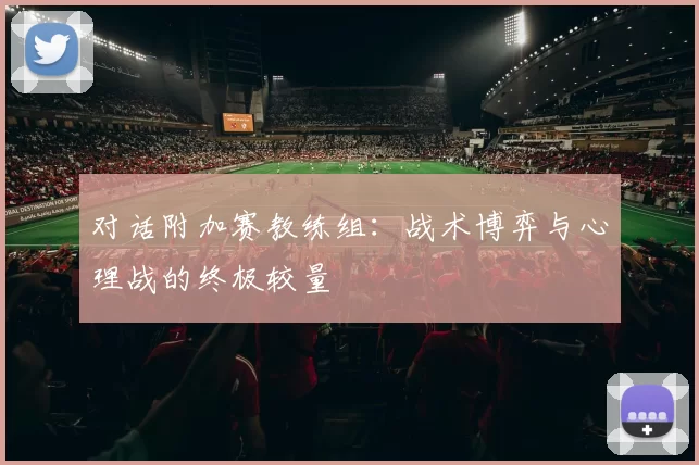 对话附加赛教练组：战术博弈与心理战的终极较量